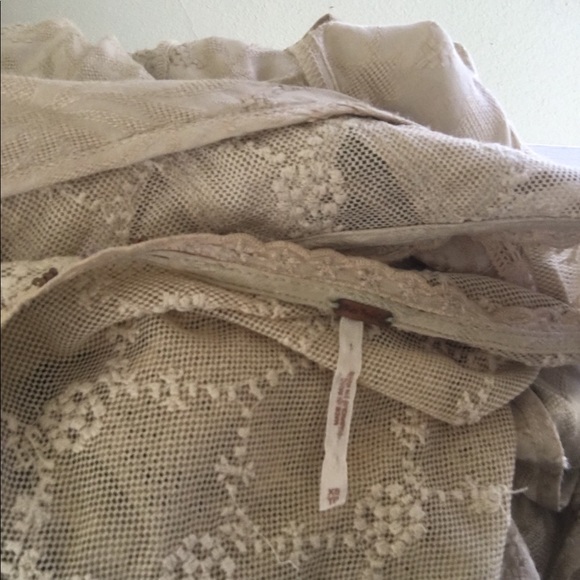 Free People Dolman Sleeve beaded oversized Top - Picture 8 of 12